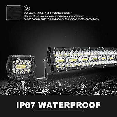 60W 4INCH LED Waterproof Work Light LED Bars Spot Flood Beam Driving barra  led 4x4 off road Boat Car Tractor Light Truck 12V 24V