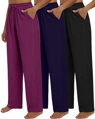 Wide Leg Yoga Pants for Women High Waisted Cozy Palazzo Pants