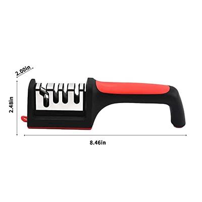 Knife Sharpeners, Mini Knife Sharpener with Suction Base, Pocket Knife  Sharpeners Suitable for Most Blade Types, Small Knife Sharpener for  Kitchen