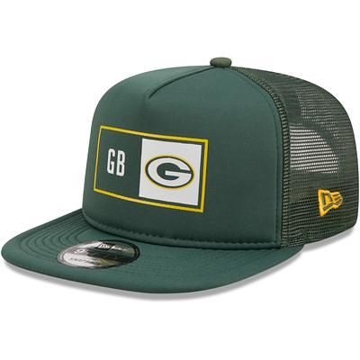 Youth Green Green Bay Packers Pre-Curved Snapback Hat