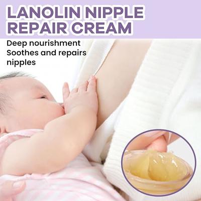 Daily Soothing & Instant Repairing Nipple Cream for Breastfeeding, 30g Lanolin  Nipple Butter, Chapping Baby Nipple Repair Cream for Nursing Mom, Safe nipple  cream for breastfeeding - Yahoo Shopping