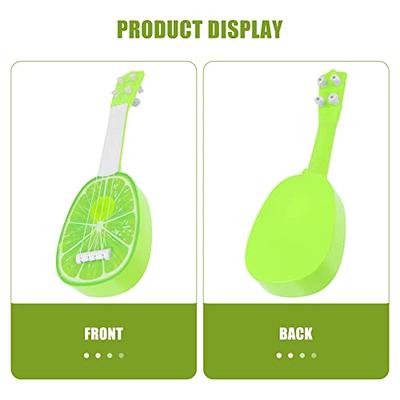 NUOBESTY Mini Ukulele Toy, Plastic Guitars in Fruit Design Early