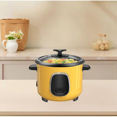 Cooker, 4 Cups Uncooked Mini Rice Cooker, 2L(2.1 QT) Protable Rice Cooker  for 1-4