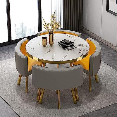 Small Round Office Table  Small table and chairs, Office table and chairs, Office  table decor