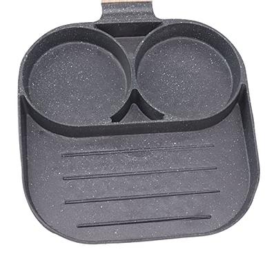  3 Section Pan Skillet - Square 3 in 1 Breakfast Pan