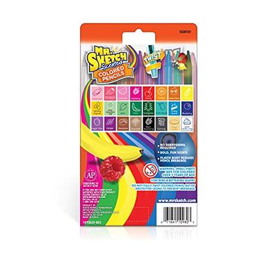Mr. Sketch 1970620 Scented Twistable Colored Pencils, Assorted