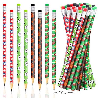 Honoson 60 Pcs Boho Rainbow Inspirational Pencils Bulk