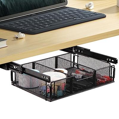 liangren Upgrade Under Desk Drawer Storage Organizer, Slide Out Hanging  Drawers for Desk, Black Metal Hidden Desktop Organizer, Attachable Pen  Holder for Office Home Closet Stationery - Yahoo Shopping