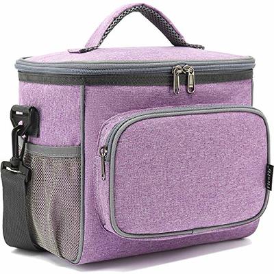 Large Clear Lunch Bag Heavy Duty Clear Lunch Box with Adjustable Straps and  Front Storage Compartment