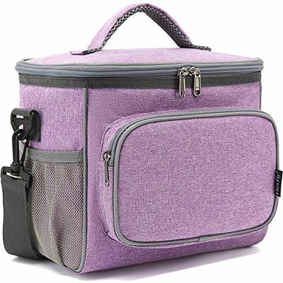 Extra Large Clear Lunch Bag / Lunch Box with Adjustable Strap and Front Storage Compartment