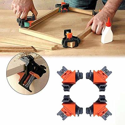 Corner Clamps for Woodworking, 90 Degree Clamps 4Pcs Right Angle Clamp  Carpenter Square Woodworking Tools for DIY Framing, Shelving, Welding