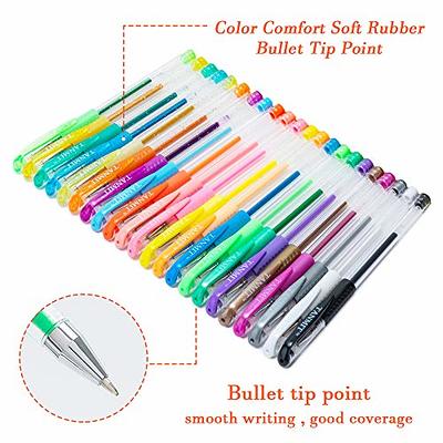 Laconile - Glitter Pens - 96 Gel Pen for Adult Colouring Books