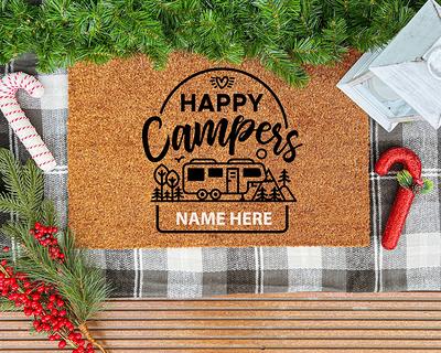 Personalized Camping Doormat, Custom RV Door Mat, Coir Welcome Mat for A  Campsite, Camping Gift, Home is Where You Park It, Class A RV Mat 