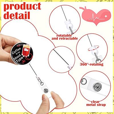 16 Pieces Funny Nurse Badge Reel Retractable Nurse Id Badge Reel Medical Badge  Clip Nurse Name Tag Badge Clip Holder for Women Men Office Nurse Teachers  Students (Stylish Style) : : Office