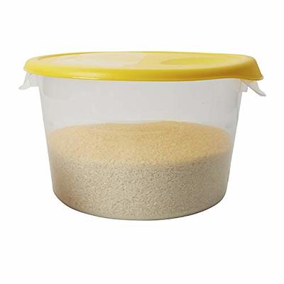 Rubbermaid Commercial Lid (Lid Only) for Round Food Storage Container, Fits  4 Qt. Containers, Yellow (FG572200YEL) - Yahoo Shopping