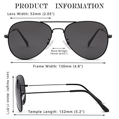  Gleyemor Polarized Square Aviator Sunglasses for Men