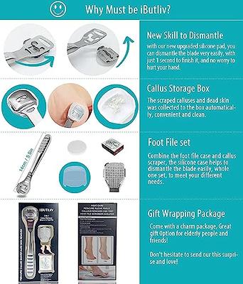 Foot Hard Dead Skin Scraper Remover Pedicure Care Feet Callus Corn Shaver  Blades 