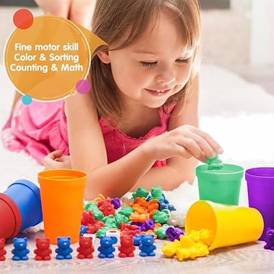 MAGDIY Magnetic Blocks Toddler Sensory Toys for 3+ Year Old Boys & Girls,  Magnetic Sticks Building Toys for Kids Age 3-5 4-8, STEM Learning