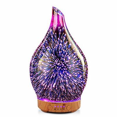 Porseme Essential Oil Diffuser 3D Firework Glass Aromatherapy