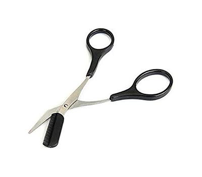 1PCS Black Professional Stainless Steel Eyebrow Grooming Shear Scissors  with Plastic Comb(Detachable) Eyebrow Eyelash Hair Removal Shaper Shaping  Tool Makeup Beauty Accessories for Men and Women - Yahoo Shopping