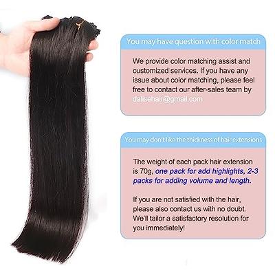 Premium Clip In Hair Extensions for Black Hair