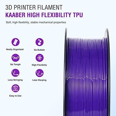 eSUN 1.75mm TPU 95A Flexible 3D Printer Filament 1KG Spool (2.2lbs), Black