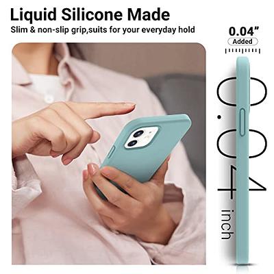 elago Compatible with iPhone 12 Case and Compatible with iPhone 12 Pro  Case, Liquid Silicone Case, Full Body Protective Cover, Shockproof