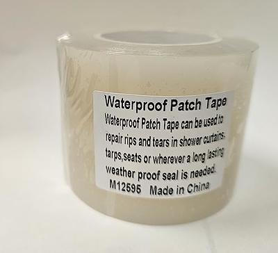 Tarp Repair Tape (6 x 50' Roll) - Vinyl Tarp Tape, White