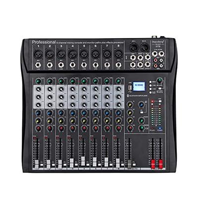 Depusheng DT8 Professional Mixer Sound Board Console 8 Channel