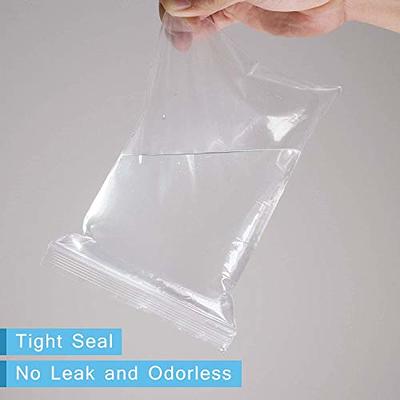 100 Clear 6 x 4 2Mil Reclosable Resealable Storage Zipper Poly
