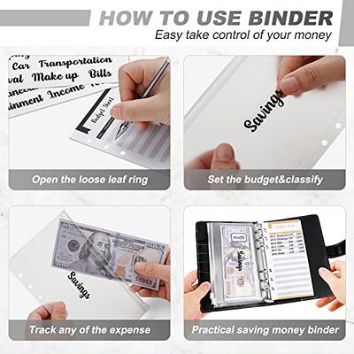 Budget Binder, Budget Binder with Zipper Envelopes, Cash Envelopes for  Budgeting, Money Organizer for Cash, 28Pcs Budget Planner with Cash