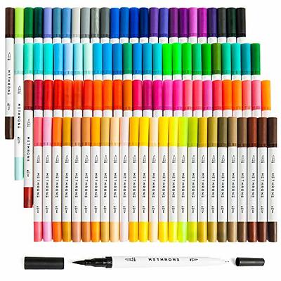 Magicfly 100 Colors Dual Tip Brush Marker Pens