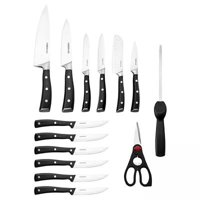 Farberware 12-Piece Forged Triple Riveted Knife Set - Cutlery