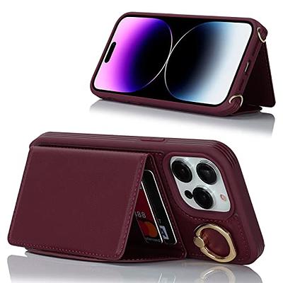  LUCKYCOIN for iPhone 12 Pro Max Case Leather Premium