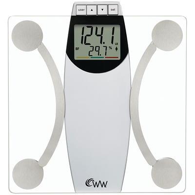 Weight Watchers Conair Textured Finish Digital Glass Bodyweight