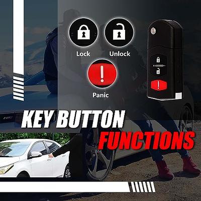Car Key Fob Remote Keyless Entry Control BGBX1T478SKE125-01 315MHz 3 Button  Replacement for 2006-2015 Mazda 5 2 3 Speed CX-7 CX-9 - Yahoo Shopping