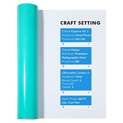 Gatichetta Heat Transfer Vinyl Roll 12x6ft Bright Teal HTV Iron on Vinyl  Roll for T-Shirts Compatiable with Cricut, Cameo, Heat Press Machines,  Bright Teal - Yahoo Shopping