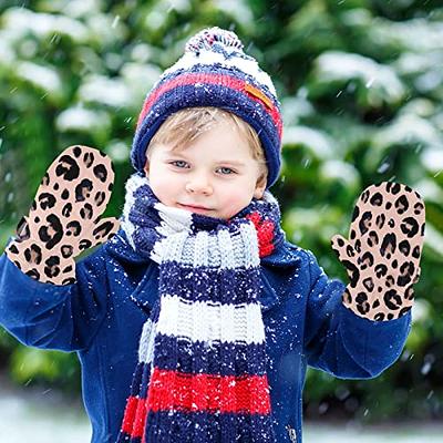 Kid's Winter Gloves Children Warm Gloves Leopard Print Cheetah Pink for Boys  Girl Age 2-4 Years - Yahoo Shopping