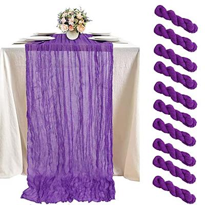 Colorful Ruffled Cloth Napkins Bulk, Linen Set, Small 14x14 Size, Table  Runner - Yahoo Shopping