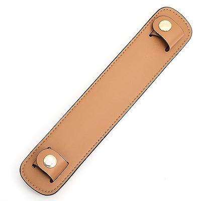 Honey Patina Vachetta Leather Button Snaps Belt Strap for