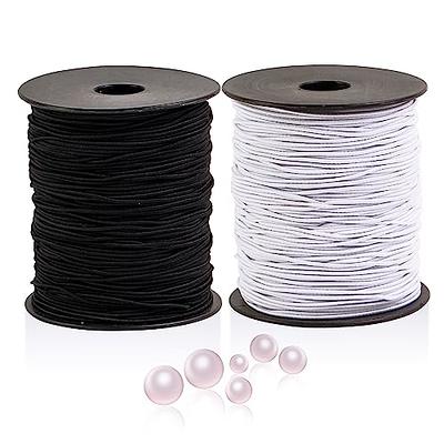 Elastic Stretch Beading String Cord thread Elastic Round Black Color Strong  DIY