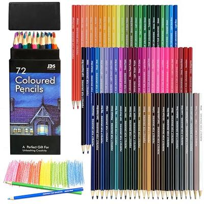 Drawdart 120 Colored Pencils for Adult Coloring Books, Professional Soft  Core Drawing Sketching Shading Pencils Set with Zipper Case, Coloring  Pencils