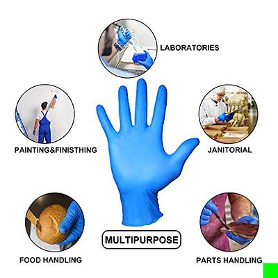 PEIPU Nitrile Exam Gloves Disposable Gloves，Powder Free, Cleaning Service  Gloves, Latex Free