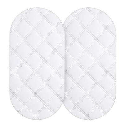 Yoofoss 2 Pack Waterproof Crib Mattress Protector, Quilted Fitted Crib