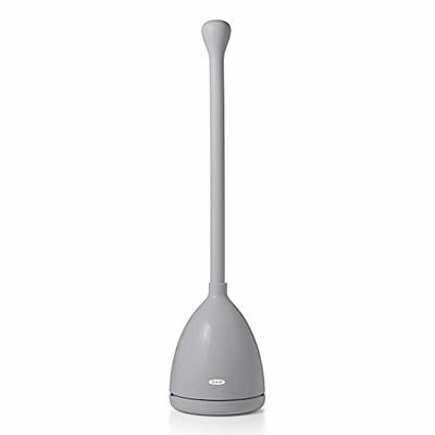 OXO 1286100 Good Grips 19 Bathroom Stainless Steel Toilet Brush with  Canister 