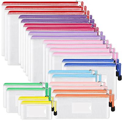 EOOUT 25pcs 8 Sizes, Mesh Zipper Pouch, 11 Colors, Waterproof Zip File  Document Folders, Travel Accessories, for Office School Supplies Board Game  Organizers and Storage - Yahoo Shopping