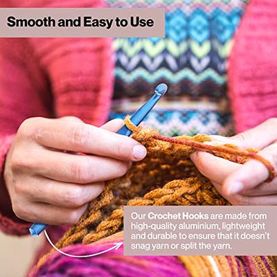 Crochet Kit for Beginners with Everything,Aeeque Crochet Starter Set  Include Comfortable Ergonomic Crochet Hooks,Small Metal Lace Needle,Crochet  DIY