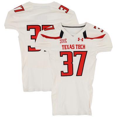 Texas Tech Red Raiders Team-Issued #80 Black State Flag Jersey