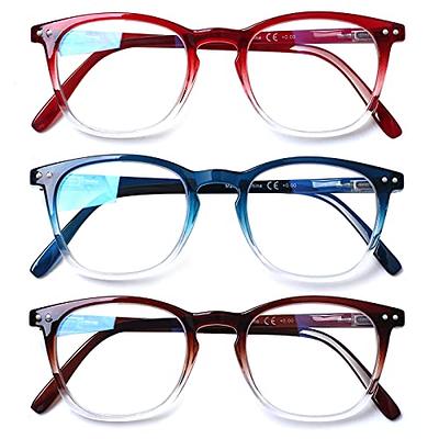 3-Pack Blue Light Blocking Glasses for Women/Men Blue Light