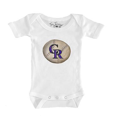 Washington Nationals Tiny Turnip Infant Base Stripe T-Shirt - White